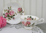 Vintage Royal Albert Pink Anniversary Rose Teacup and Saucer