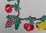 Vintage Fruits Grapes Apples Pears and More Tablecloth