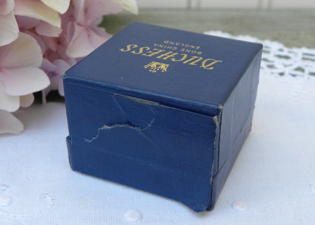 Vintage Dix and Rands Sewing Mending Kit Satin Box Ribbon Flowers