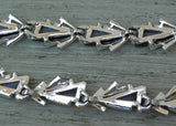 Vintage ART Charcoal Gray Thermoset Necklace Bracelet Earrings Set