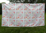 Vintage Pink Celebration Tablecloth Easter Birthday New Years Bridal and More