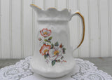 Vintage House of Webster Old English Wild Briar Rose Berry Pitcher Tagged