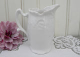Vintage Creamer with Victorian Woman Dressed in Purple