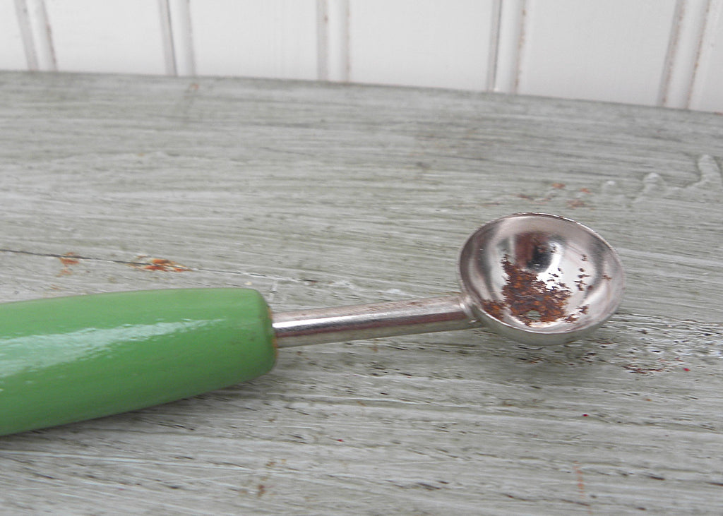 ROUND VEGETABLE SPOON (BALLER) - ROSEWOOD HANDLE - PURCHASE OF