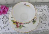 Vintage Elizabethan Roses Lilies and Freesia Teacup and Saucer