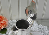 Vintage Rockford Silver Plated Syrup Pitcher Creamer with Underplate