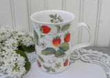 Roy Kirkham Alpine Strawberry Tea Coffee Mug England Strawberries and Bees