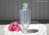1941 Vintage French Opalescence Fenton Scroll Perfume Bottle Art Glass