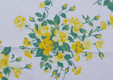 Vintage Wilendur Tablecloth Princess Rose Yellow