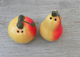 Vintage Apple and Pear Fruit Salt and Pepper Shakers