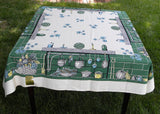 MWT Vintage Sultan Creations Kitchen Vegetables Tablecloth