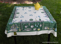 MWT Vintage Sultan Creations Kitchen Vegetables Tablecloth