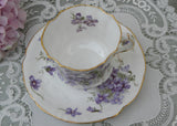 Vintage Hammersley Victorian Violets Teacup and Saucer