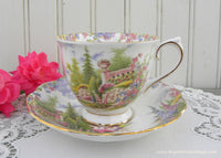 Vintage Royal Albert Kentish Rockery Teacup and Saucer