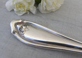Antique Wm A Rogers Silver Plated Abington Berry Serving Spoon - The Pink Rose Cottage 
