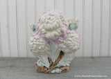 Vintage McCoy Pottery Purple and White Chrysanthemum Vase