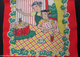 Vintage MWT Hadson Happy Couple Birthday Cake Tea Towel