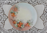 Vintage Hand Painted Plate with Red Currant Berries