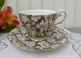 Vintage Royal Standard Peach Tree Blossoms Chintz Teacup and Saucer