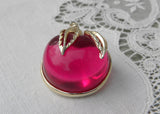 Vintage Sarah Coventry Jelly Lucite Apple Pin Brooch