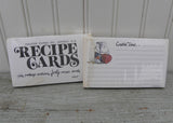 Vintage Unused Recipe Cards with Canning Jars
