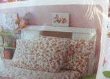 NIP Vintage Perma-Prest Fantasia Pink Daisy Full Flat Sheet