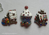 Heidi Daus Holiday Express Christmas Train Trio of Pins