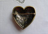 Heidi Daus Heartbreaker Pavé Valentines Heart Pin Brooch