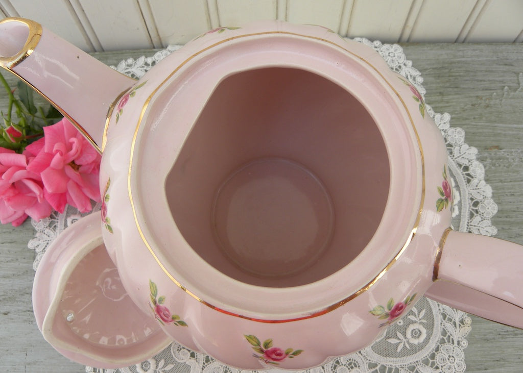 The Tea Spot Satin Teapot - Vintage Pink - 20 oz