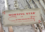 52 Piece Vintage Community Morning Star Silver Plate Flatware Set