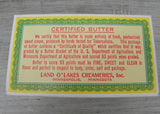 Vintage Land O'Lakes Butter Advertising Tin Recipe Box