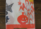 Vintage American Greetings Halloween Witch and Pumpkin Paper Tablecloth