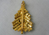 Vintage Rhinestone Christmas Tree with Ornaments Pin