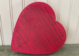 Russel Stover Red Valentine's Heart Candy Box with Rose