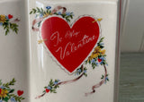 Vintage Royal Windsor Books of Remembrance Valentine Planter Vase