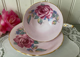 Vintage Paragon Cabbage Rose Pink Teacup Double Warranted